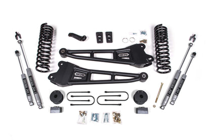 BDS Suspension 4 Inch Lift Kit w/ Radius Arm | Ram 3500 w/ Rear Air Ride (13-18) 4WD | Diesel - Trucks R Us