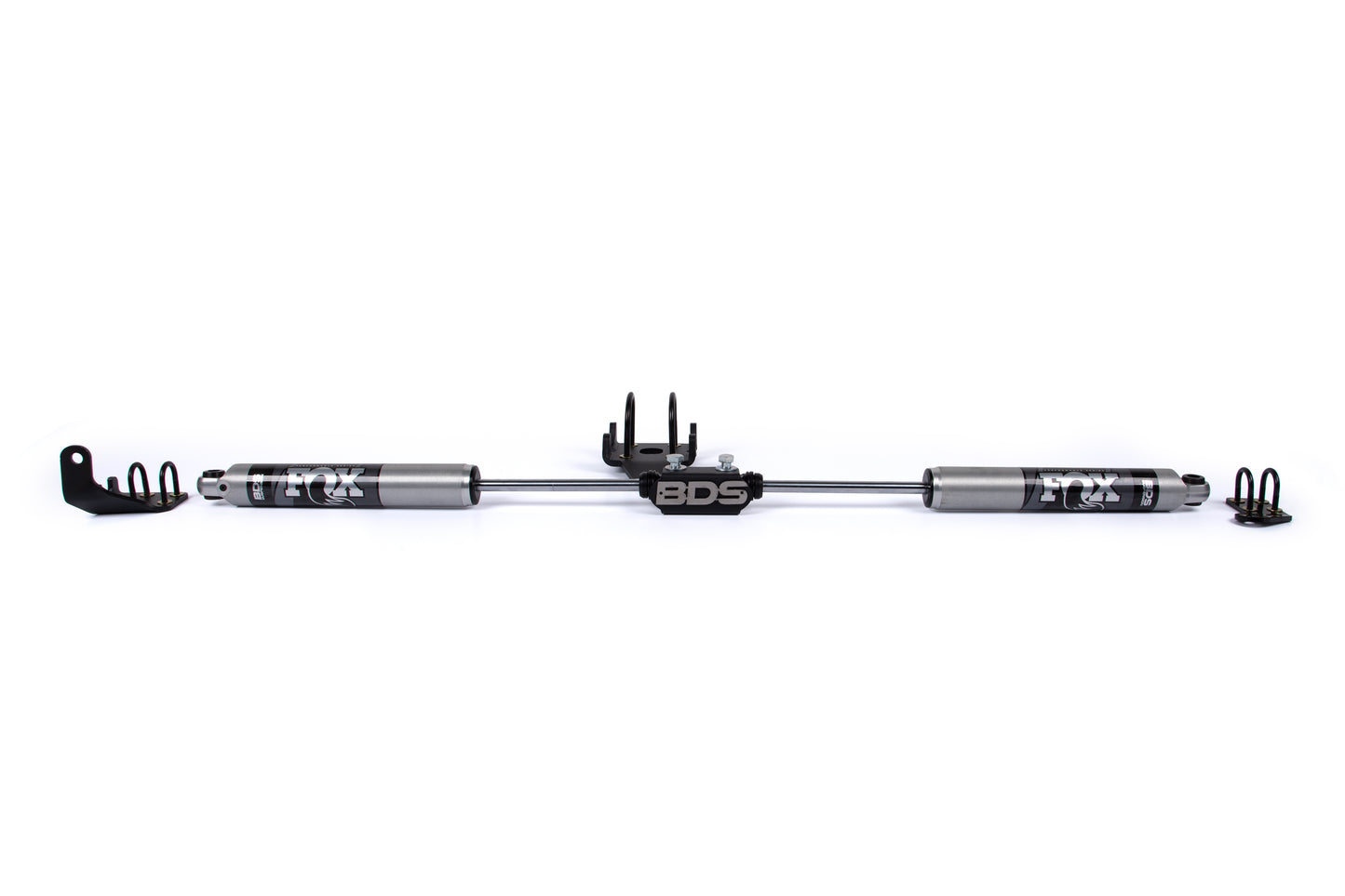 BDS Suspension Dual Steering Stabilizer Kit w/ FOX 2.0 Performance Shocks | Dodge Ram 1500 (94-01) and 2500 (94-02) 4WD