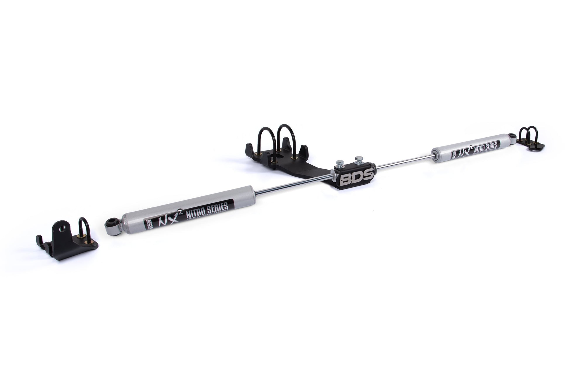 BDS Suspension Dual Steering Stabilizer Kit w/ NX2 Shocks | Dodge Ram 1500 (94-01) and 2500/3500 Y-Style (94-08) 4WD - Trucks R Us
