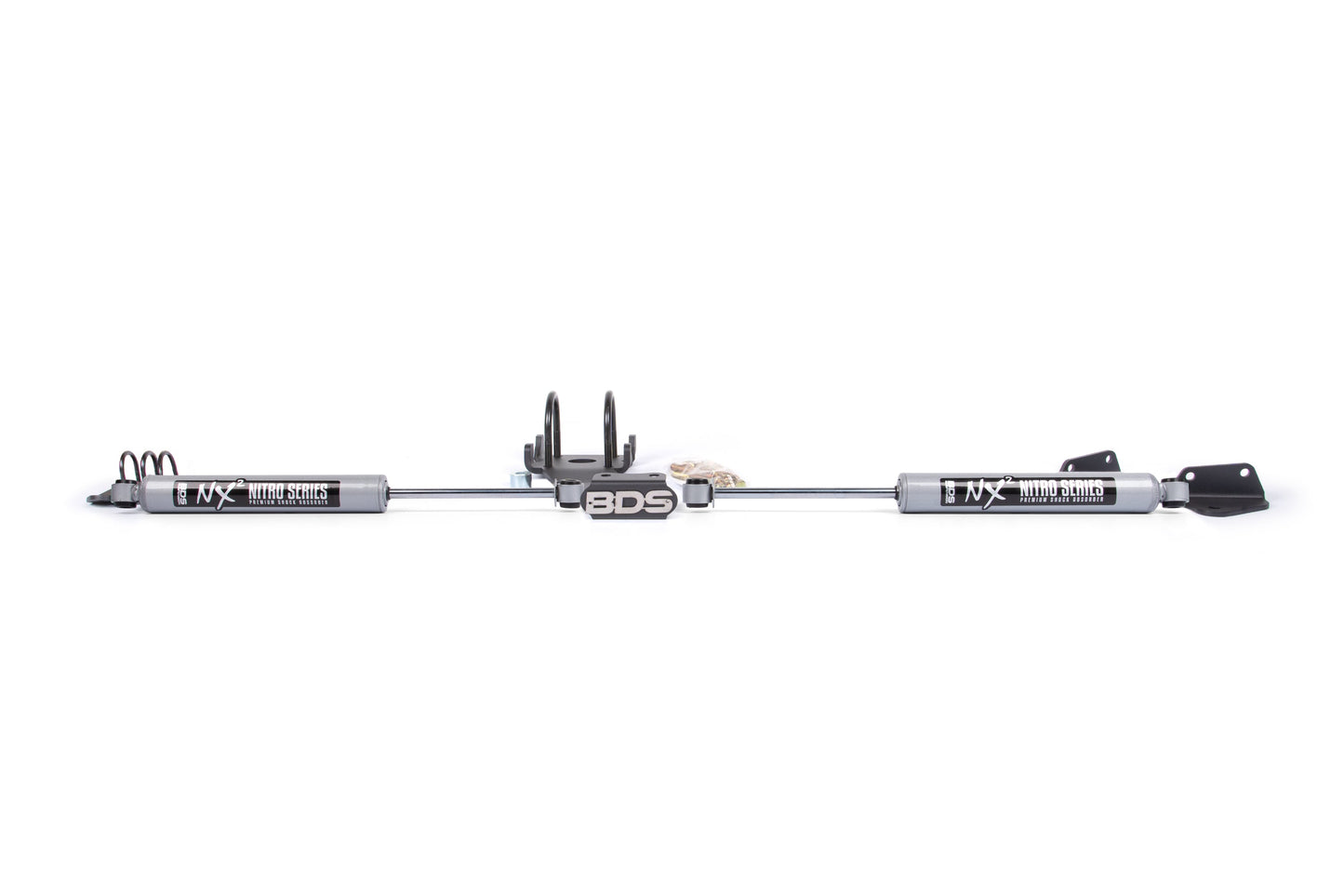 BDS Suspension Dual Steering Stabilizer Kit w/ NX2 Shocks | Dodge Ram 2500/3500 (09-13) 4WD | T-Style Steering - Trucks R Us