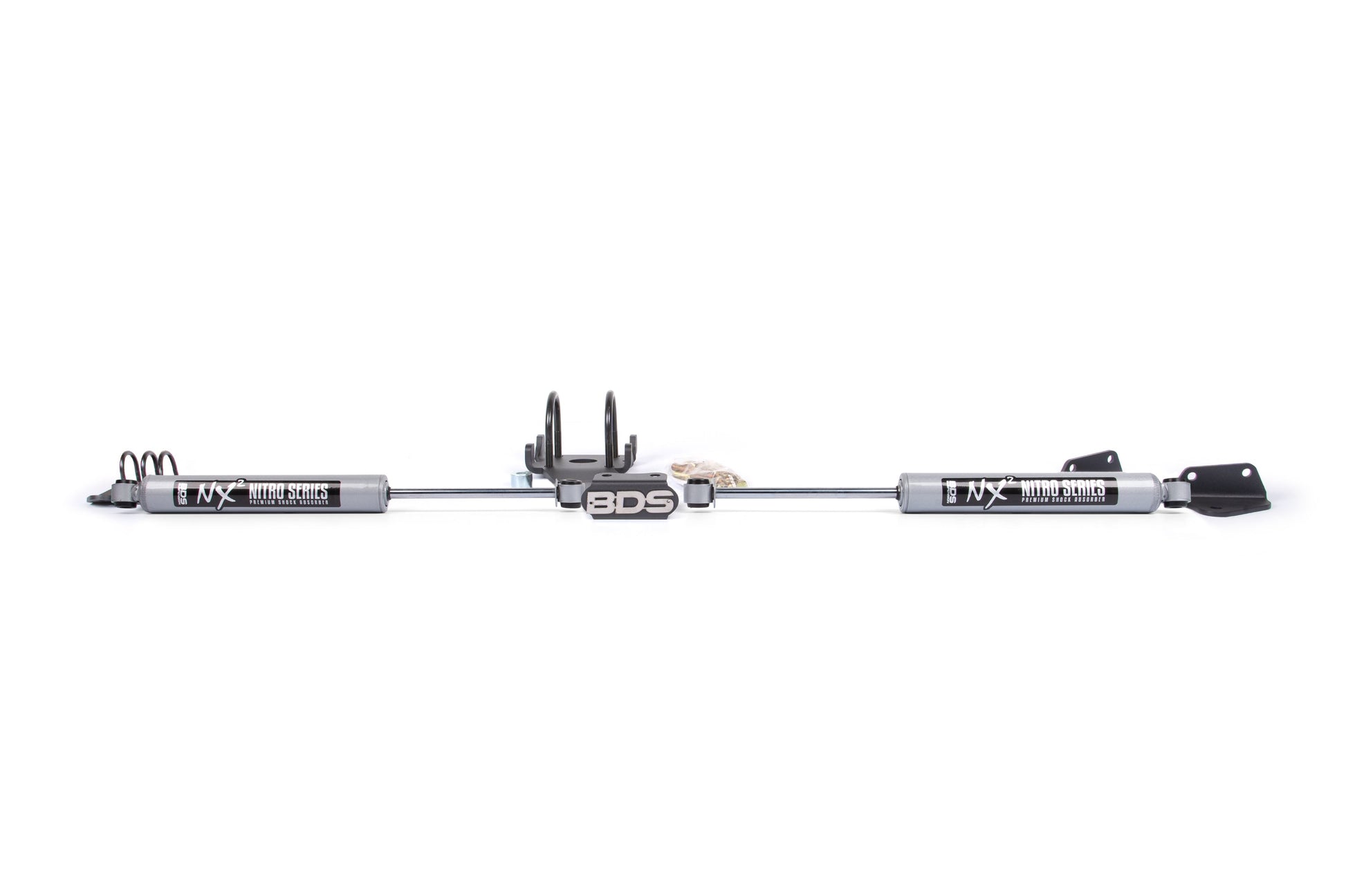 BDS Suspension Dual Steering Stabilizer Kit w/ NX2 Shocks | Dodge Ram 2500/3500 (09-13) 4WD | T-Style Steering - Trucks R Us