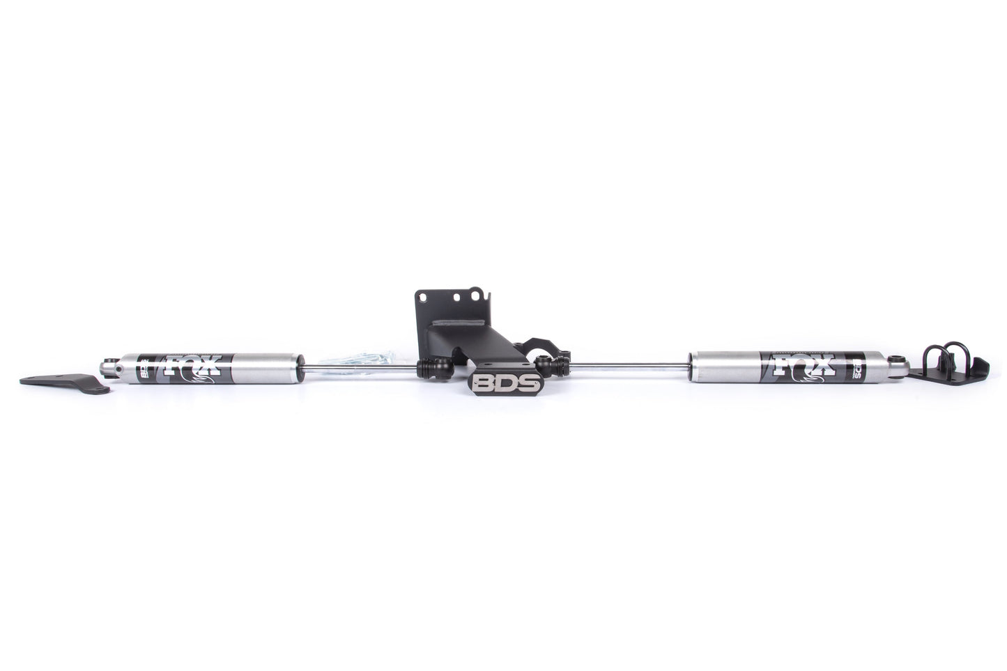 BDS Suspension Dual Steering Stabilizer Kit w/ FOX 2.0 Performance Shocks | T-Style Steering | Ram 2500 (14-18) and 3500 (13-18) 4WD