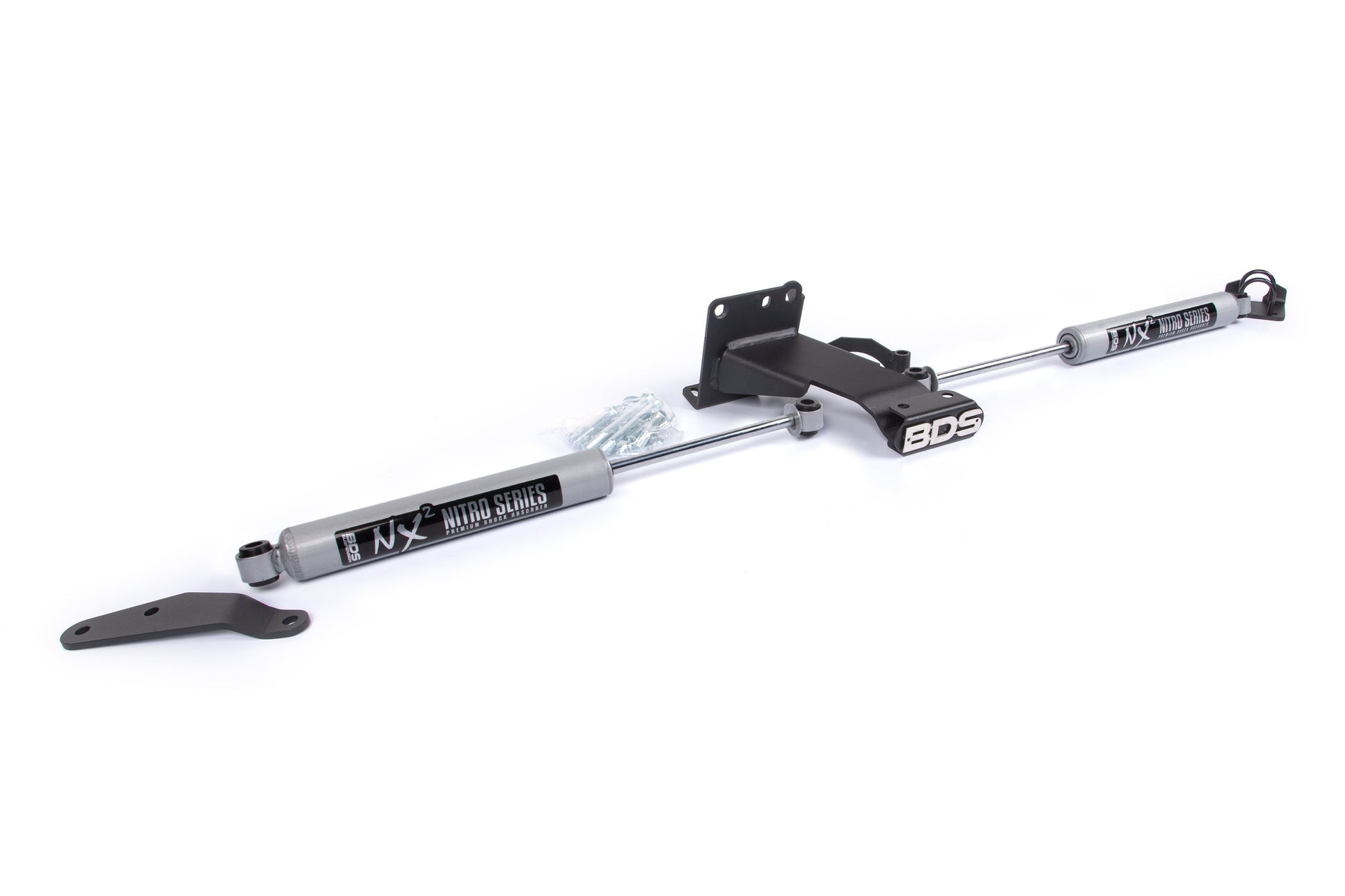 BDS Suspension Dual Steering Stabilizer Kit w/ NX2 Shocks | Ram 2500 (14-18) and 3500 (13-18) 4WD - Trucks R Us