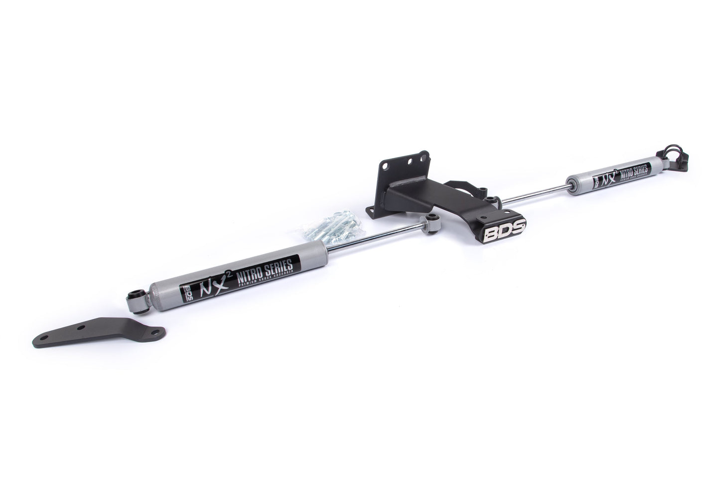 BDS Suspension Dual Steering Stabilizer Kit w/ NX2 Shocks | T-Style Steering | Ram 2500 (19-25) and 3500 (19-24) 4WD