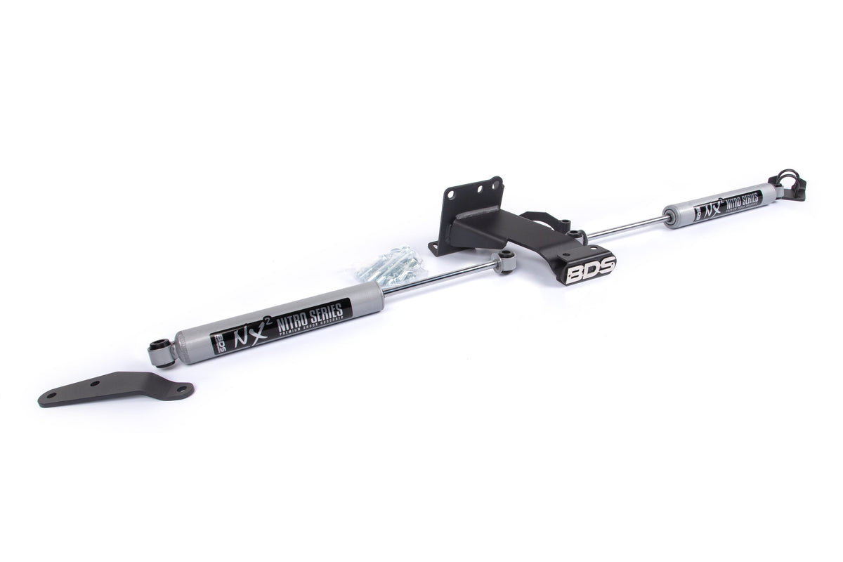 BDS Suspension Dual Steering Stabilizer Kit w/ NX2 Shocks | T-Style Steering | Ram 2500 (19-25) and 3500 (19-24) 4WD - Trucks R Us