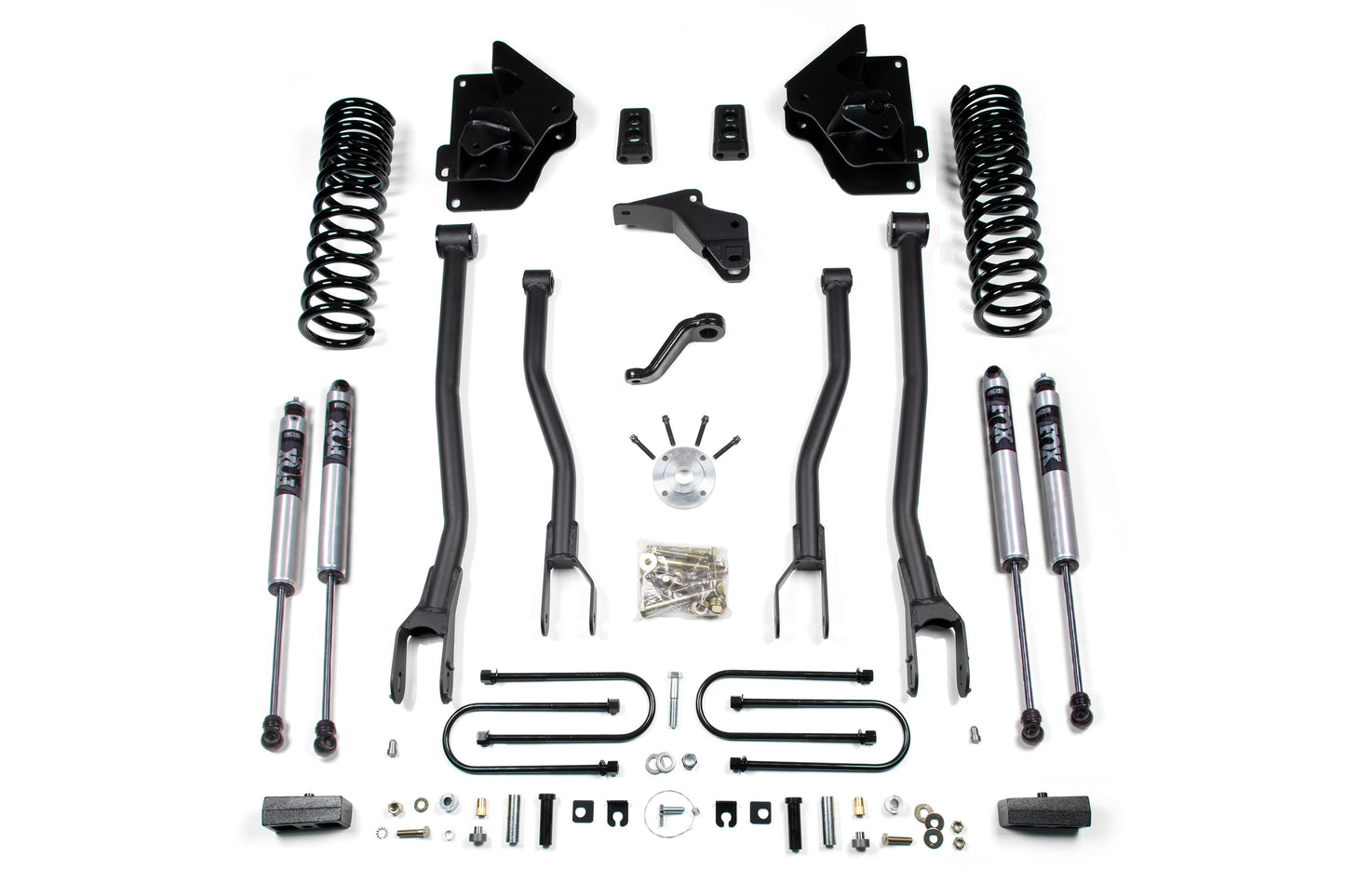 BDS Suspension 4 Inch Lift Kit w/ 4-Link | Ram 3500 (13-18) 4WD | Gas