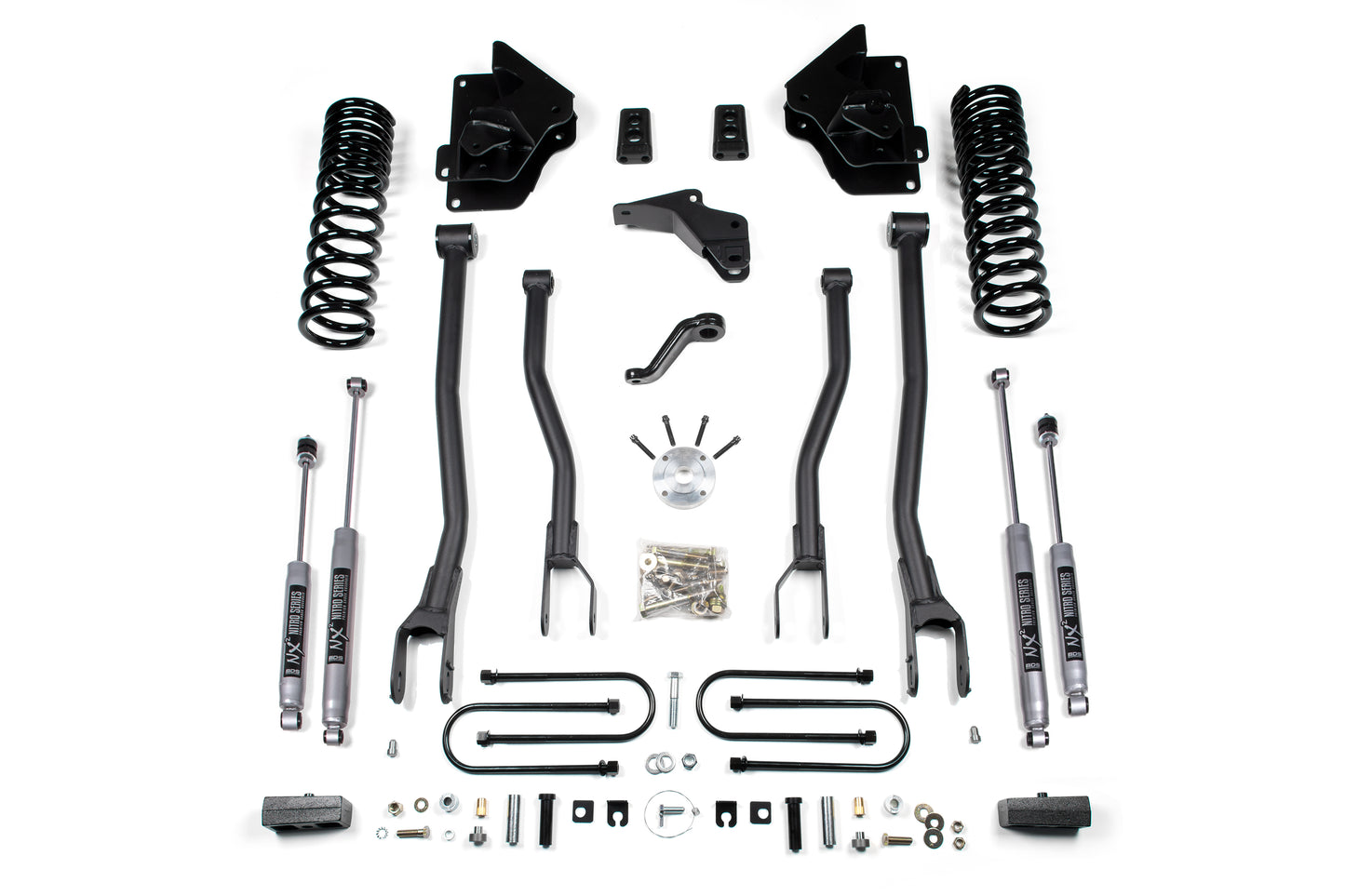 BDS Suspension 4 Inch Lift Kit w/ 4-Link | Ram 3500 (13-18) 4WD | Diesel