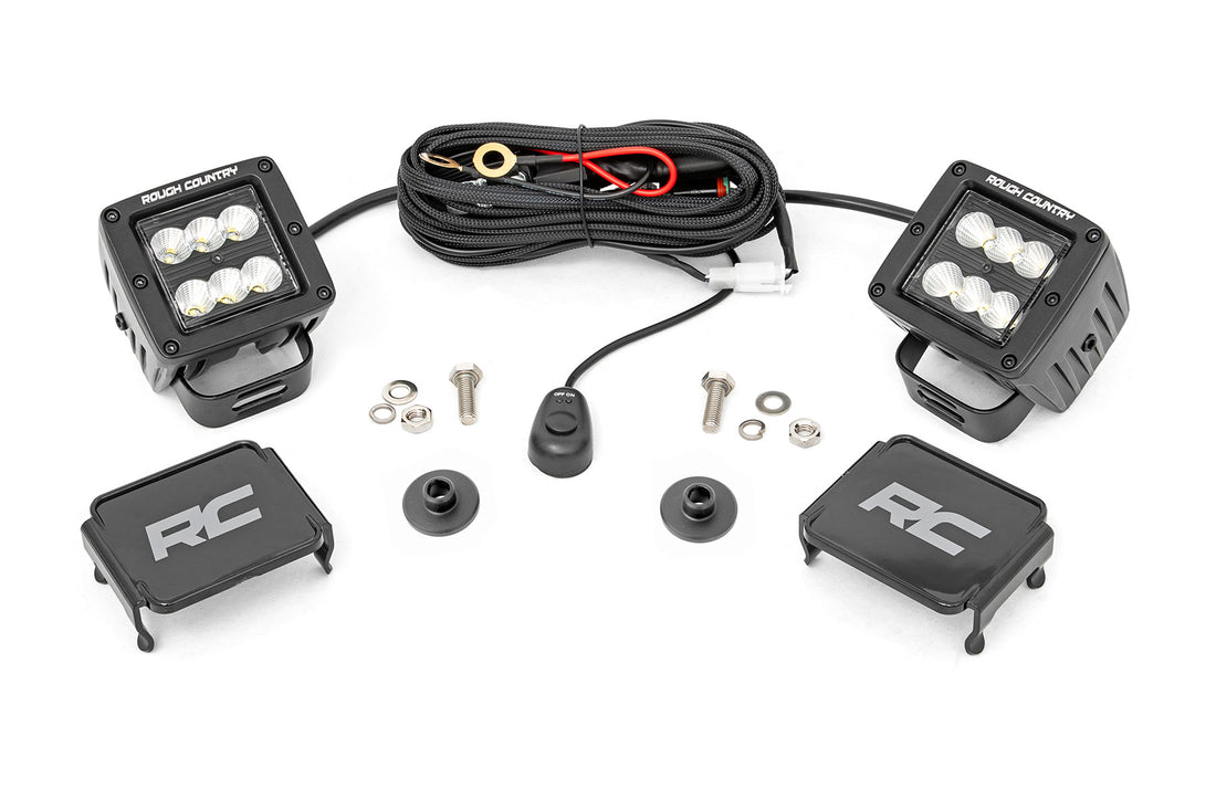 Rough Country LED Ditch Light Kit | Ford Bronco 4WD (2021-2026)