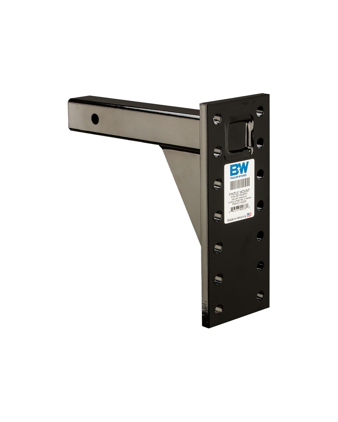 B&W Trailer Hitches PMHD14004 Pintle Mount 16K 14 Hole