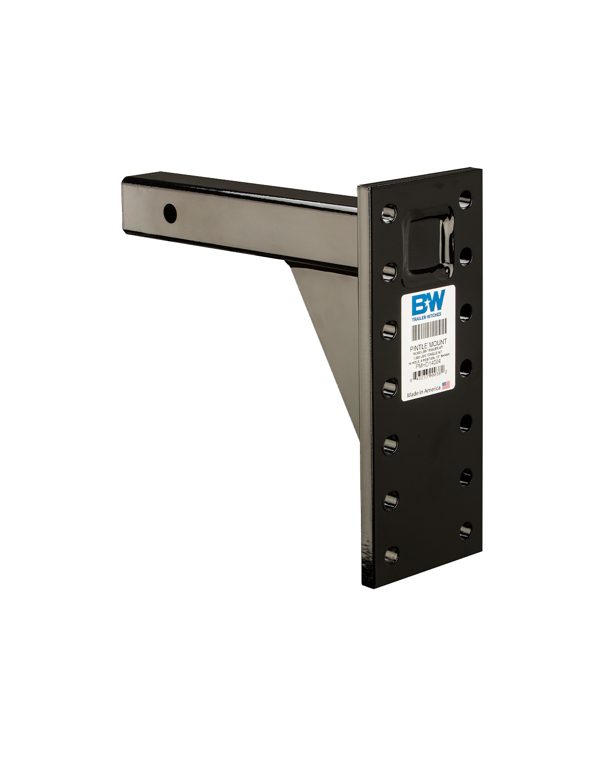 B&W Trailer Hitches PMHD14004 Pintle Mount 16K 14 Hole