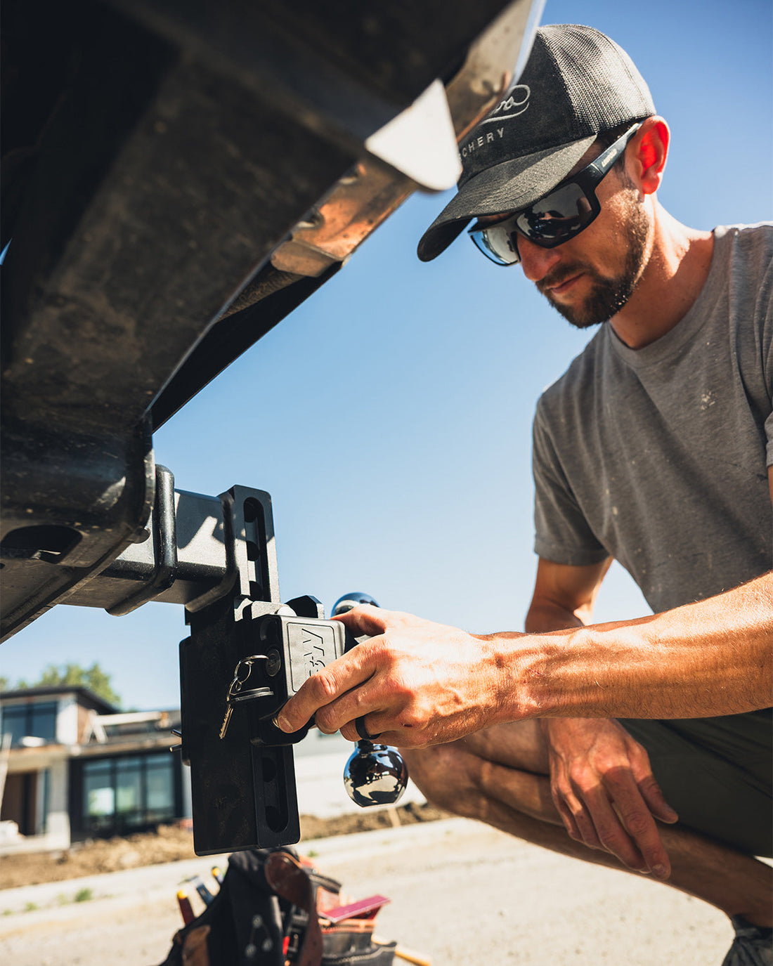 B&W Trailer Hitches Tow & Stow 3-Pin Lock