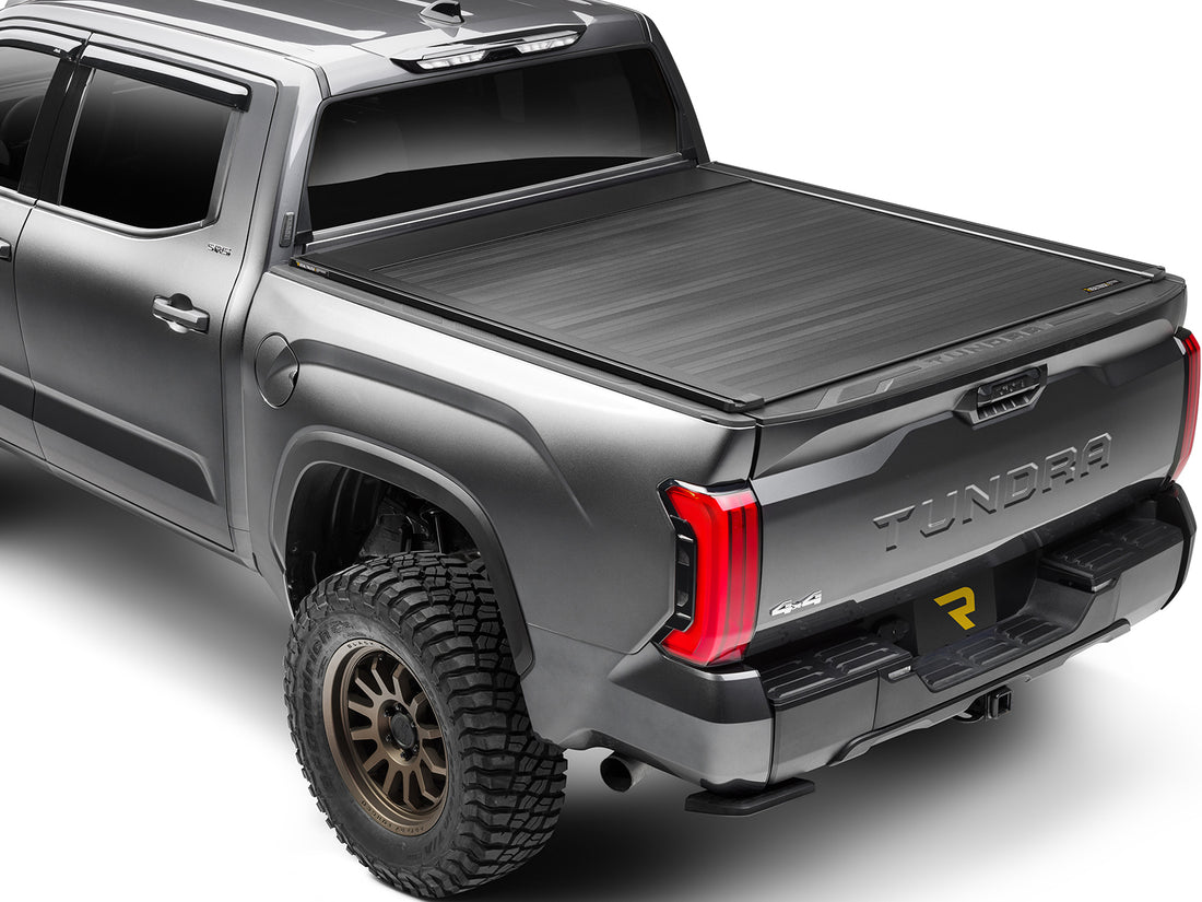 RealTruck Retrax EQ Electric Retractable Tonneau Cover w/ T-Slot Rails Fits 2024-2025 Ford F150, 6'7" Bed