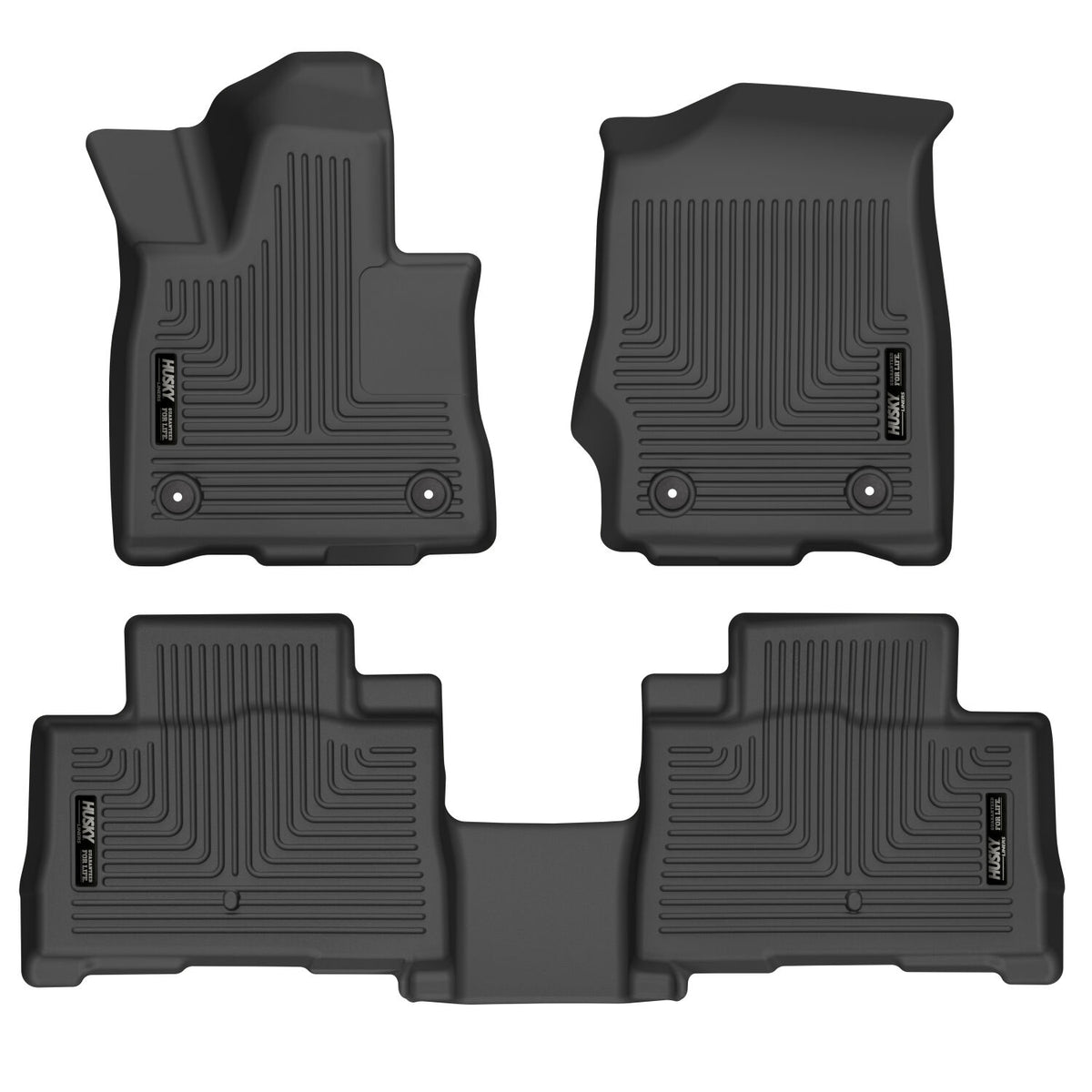 Husky Liners WeatherBeater Front & Second Seat Floor Liners - 3 Piece 99331