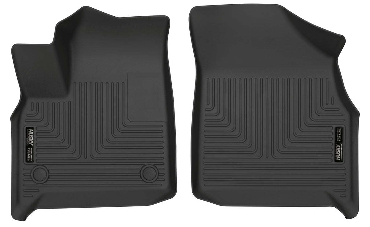 Husky Liners WeatherBeater Front Floor Liners - 2 Piece Fits 2018-2023 Chevy Traverse, 2018-2024 Buick Enclave, 2024 Traverse Limited