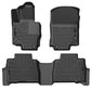 Husky Liners WeatherBeater Front & Second Seat Floor Liners - 3 Piece Fits 2020-2026 Mercedes-Benz GLE350, GLE450, 2021-2026 GLE63 AMG S