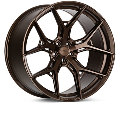 Vossen HF-5 Wheel | 19x10 | +25mm | 5x112 Bolt Pattern - Satin Bronze