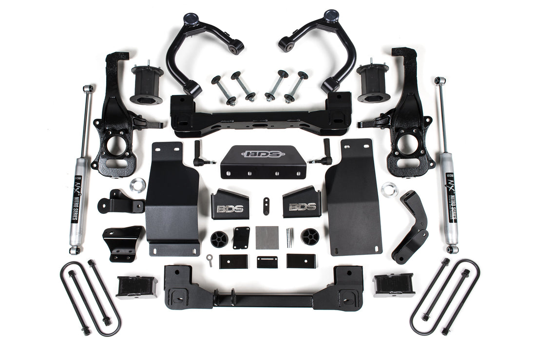 BDS Suspension 4 Inch Lift Kit | Chevy Silverado or GMC Sierra 1500 (2025) 4WD | Diesel - Trucks R Us