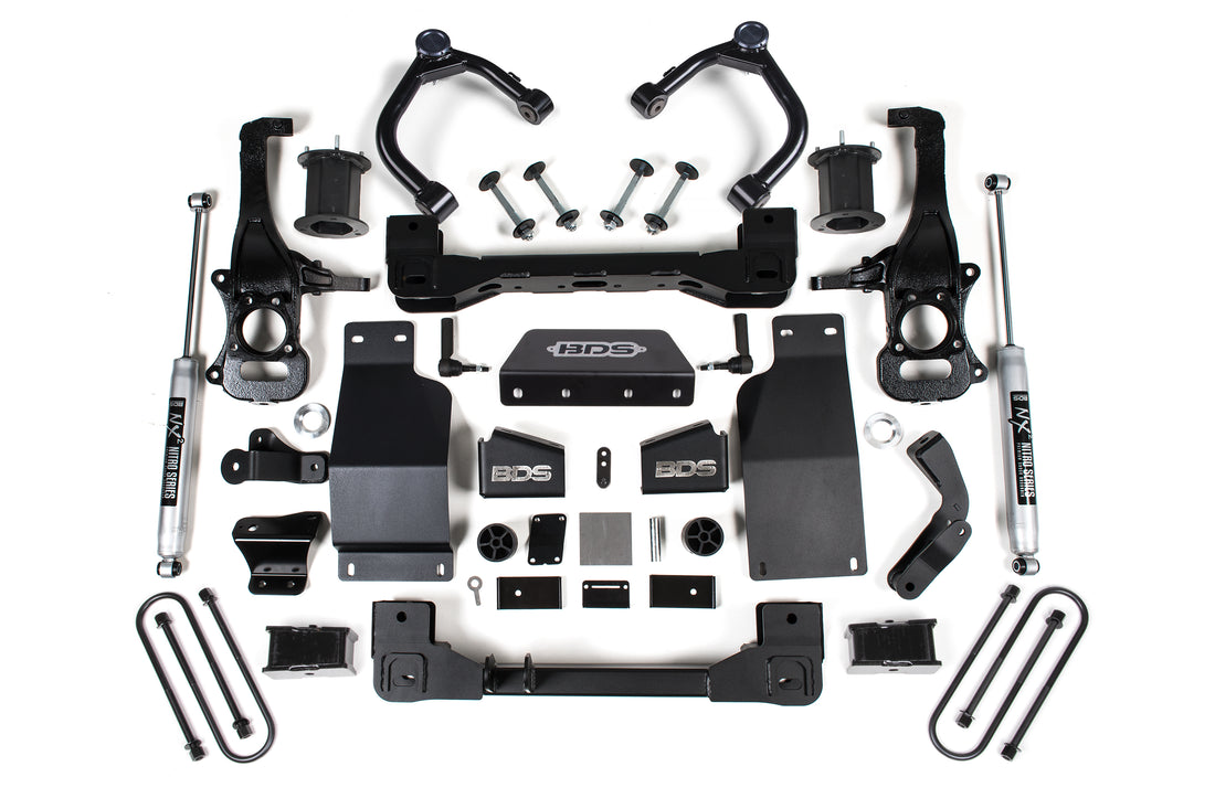 BDS Suspension 4 Inch Lift Kit | Chevy Silverado or GMC Sierra 1500 (25-26) 4WD | Diesel