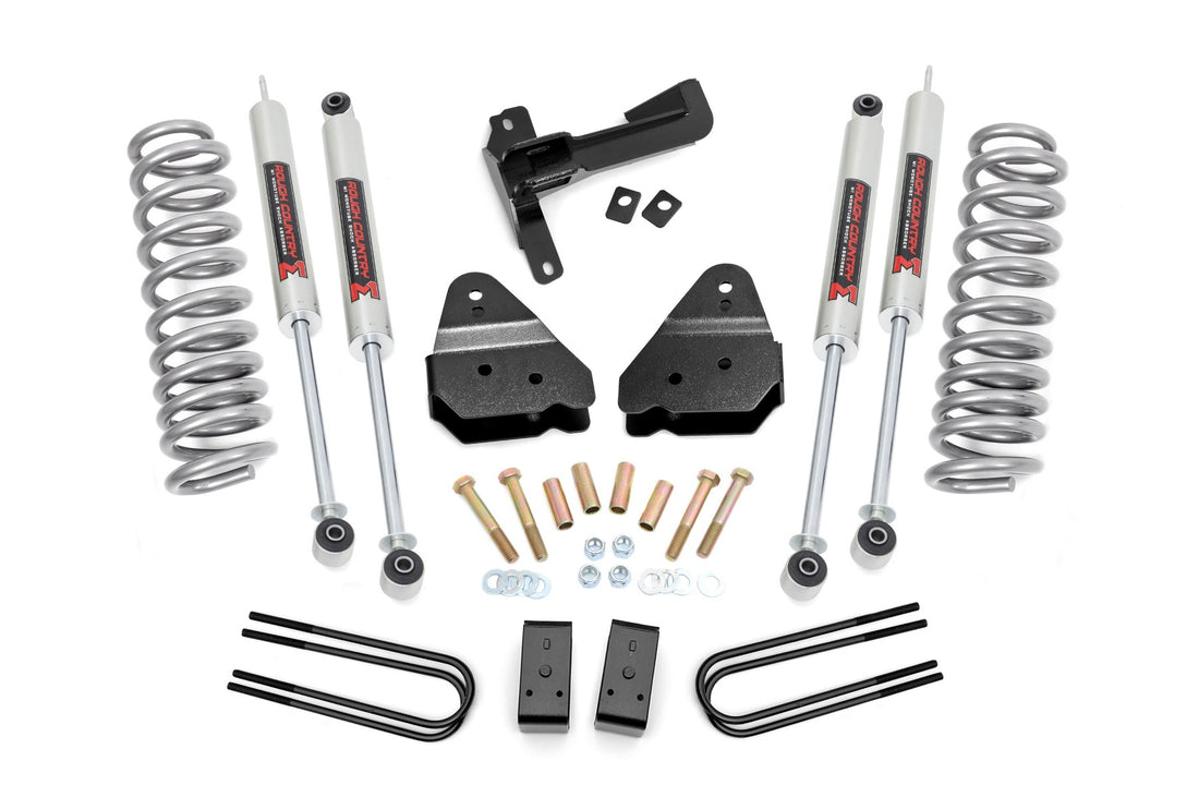 Rough Country 3 Inch Lift Kit | Ford F-250 Super Duty 4WD (17-22) - Gas / M1 Monotube