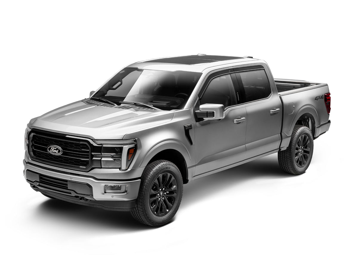 Husky Liners Low Profile Ventvisor Fits 2015-2026 Ford F150, 2017-2026 F150 Raptor, F250/F350/F450, 2022-2026 F150 Lightning
