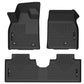 Husky Liners WeatherBeater Front & Second Seat Floor Liners - 3 Piece Fits 2021-2024 Ford Mustang Mach-E