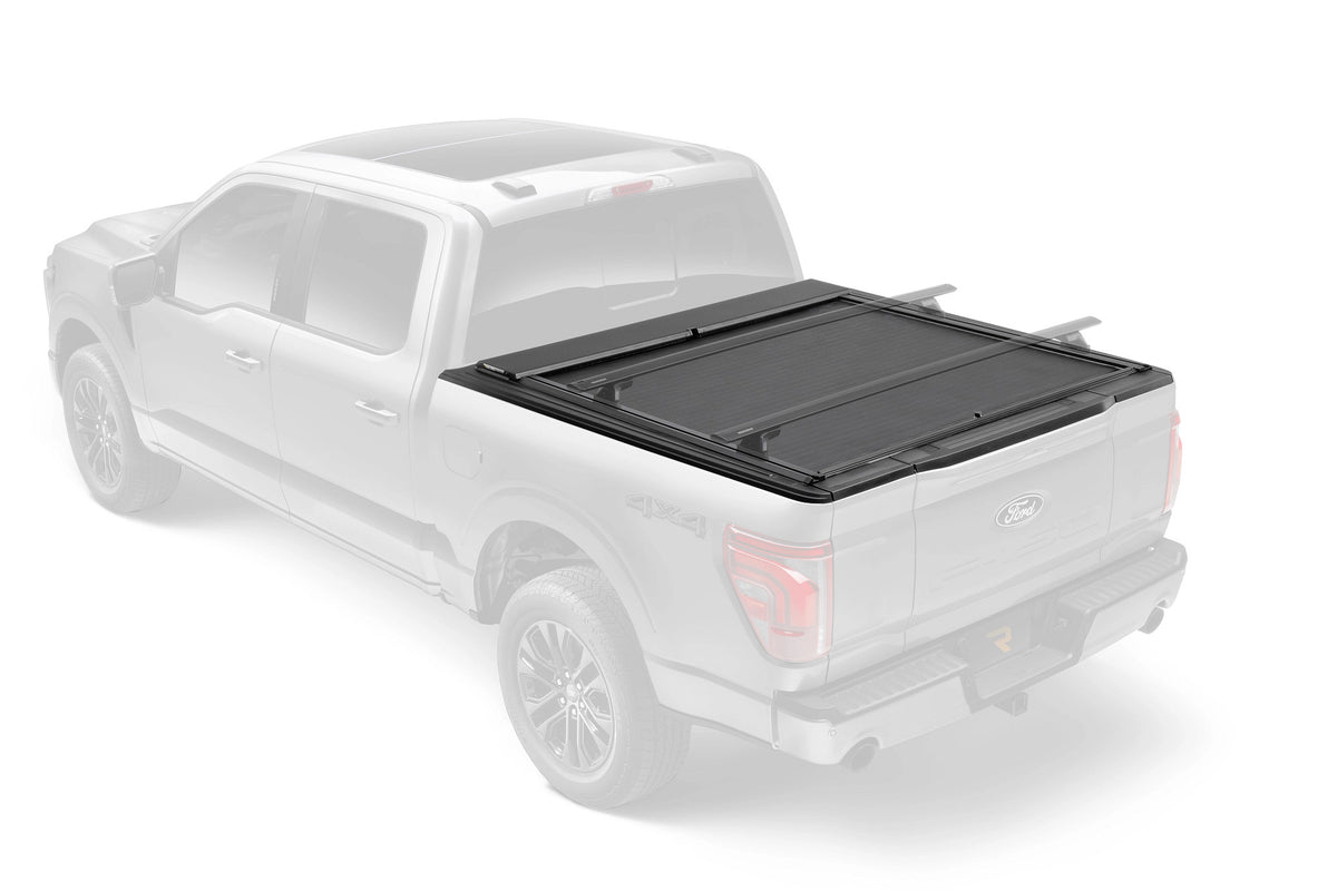 RealTruck Roll-N-Lock M-Series XT Manual Retractable Tonneau Cover w/ T-Slot Rails 580M-XT
