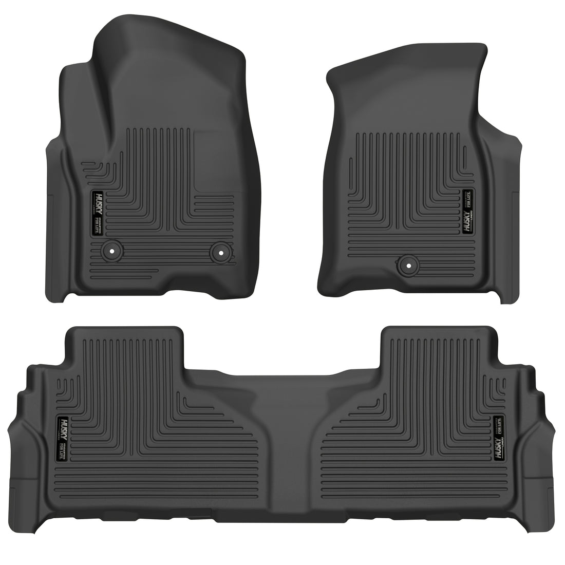 Husky Liners WeatherBeater Front & Second Seat Floor Liners - 3 Piece 99241