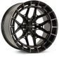 Vossen HFX-1 Wheel | 6x135 Bolt Pattern - Tinted Gloss Black / 17x9 / 0mm