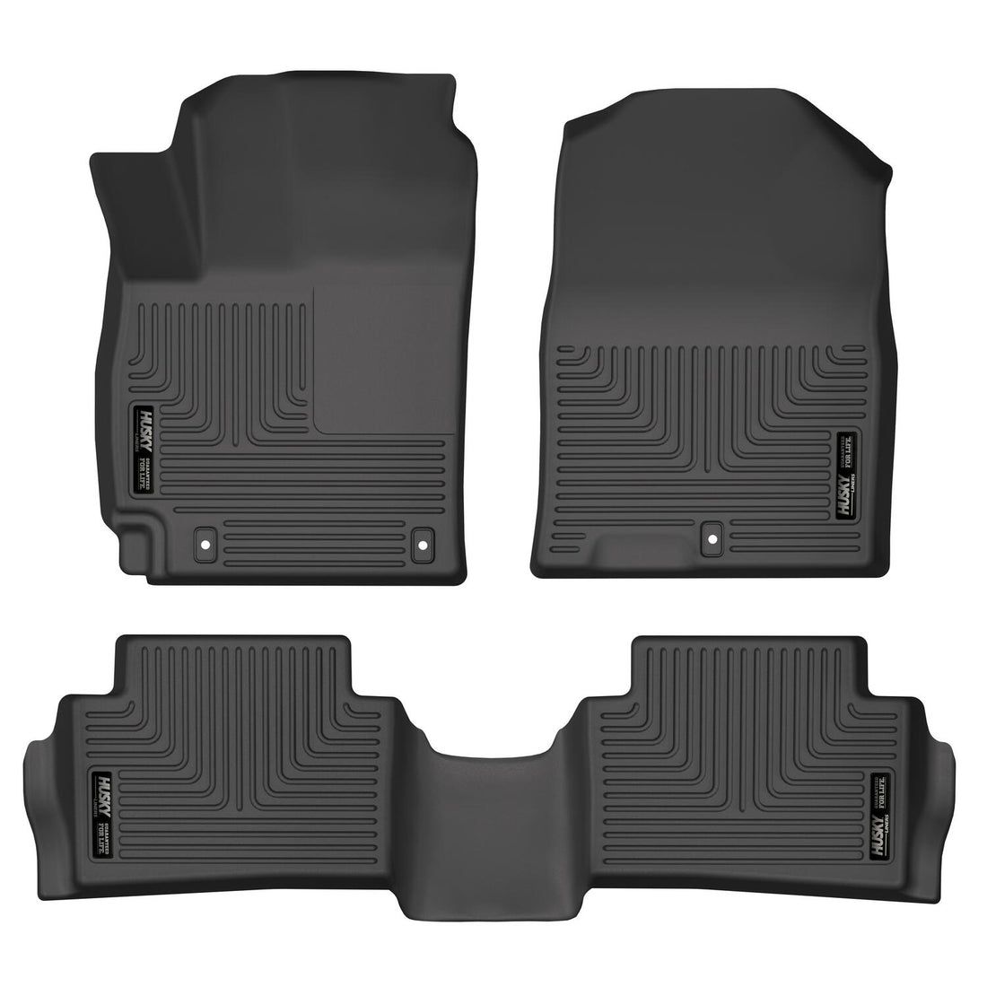 Husky Liners WeatherBeater Front & Second Seat Floor Liners - 3 Piece 95581