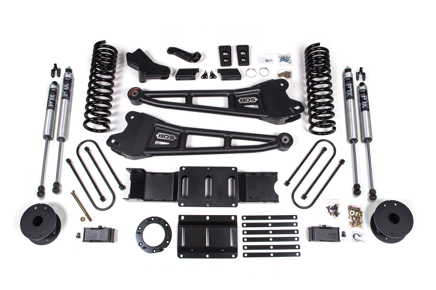 BDS Suspension 4 Inch Lift Kit w/ Radius Arm | Ram 3500 w/ Rear Air Ride (19-24) 4WD | Gas