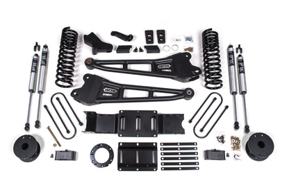 BDS Suspension 4 Inch Lift Kit w/ Radius Arm | Ram 3500 w/ Rear Air Ride (19-24) 4WD | Diesel