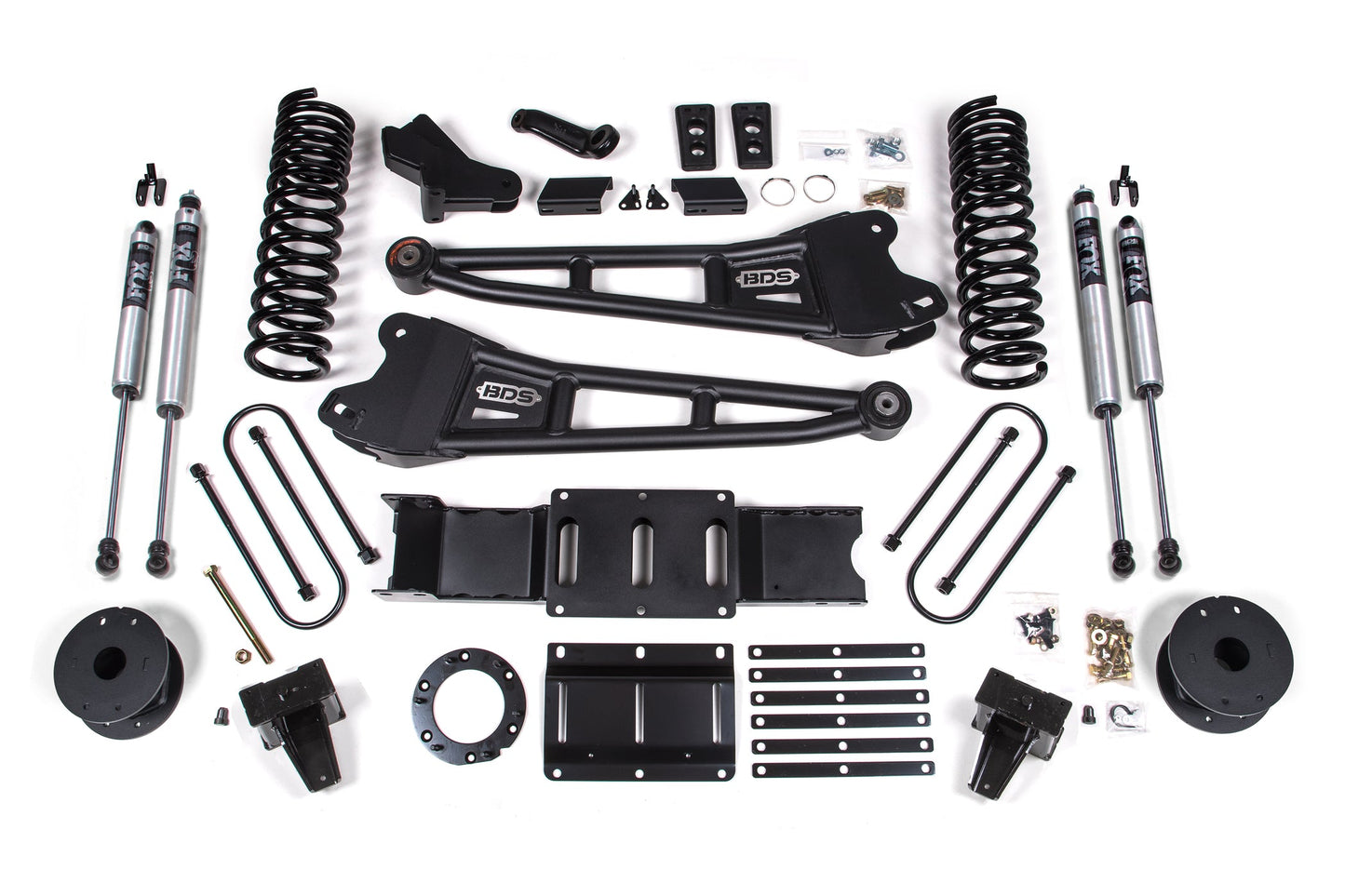BDS Suspension 5.5 Inch Lift Kit w/ Radius Arm | Ram 3500 w/ Rear Air Ride (19-24) 4WD | Gas