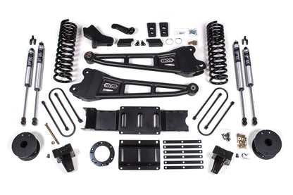BDS Suspension 6 Inch Lift Kit w/ Radius Arm | Ram 3500 w/ Rear Air Ride (19-24) 4WD | Diesel