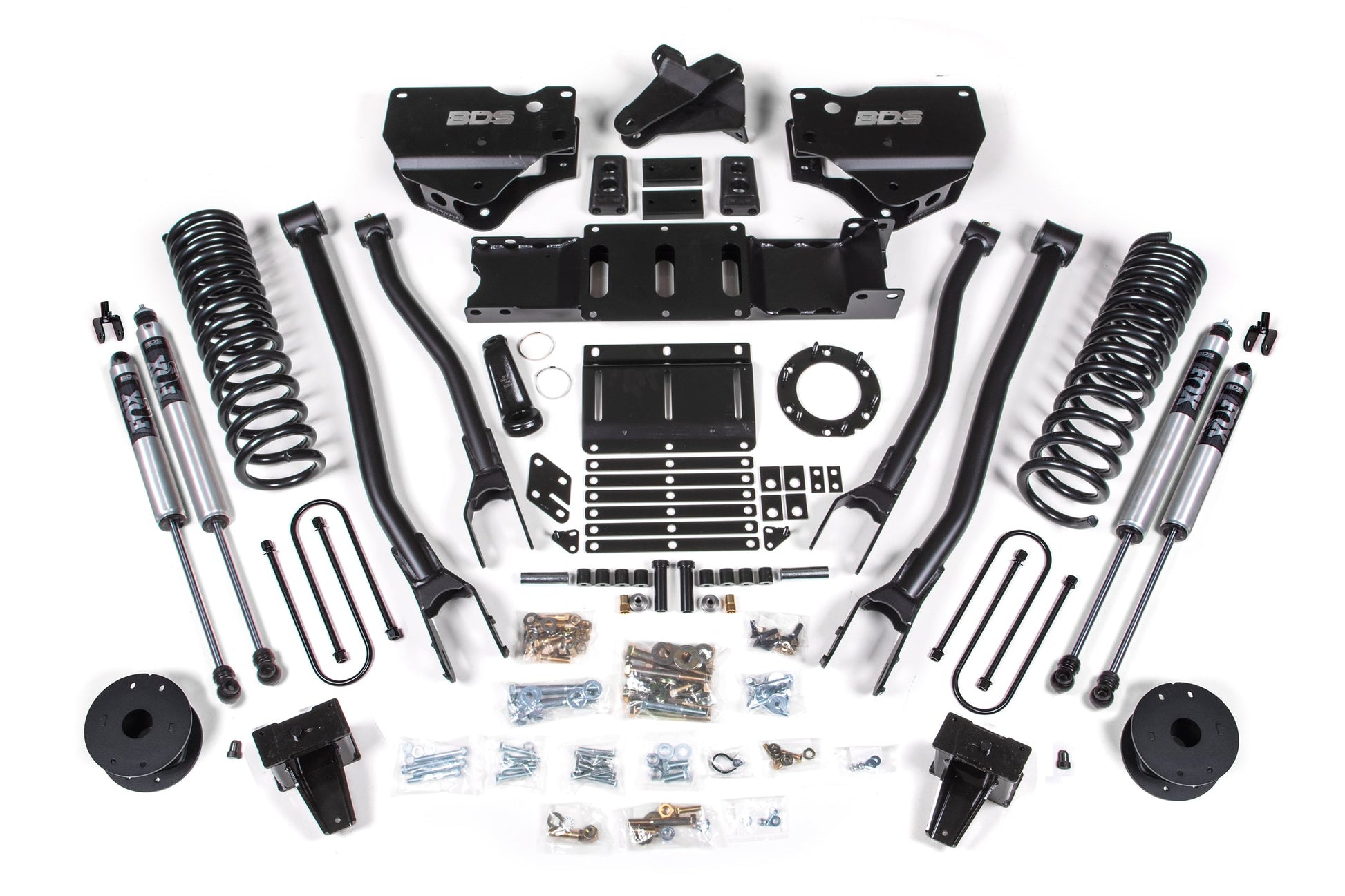 BDS Suspension 6 Inch Lift Kit w/ 4-Link | Ram 3500 w/ Rear Air Ride (19-24) 4WD | Diesel - Trucks R Us