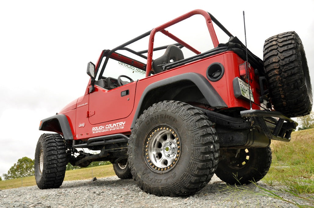 Rough Country 4 Inch Lift Kit | Long Arm | Jeep Wrangler TJ 4WD (1997-2006)