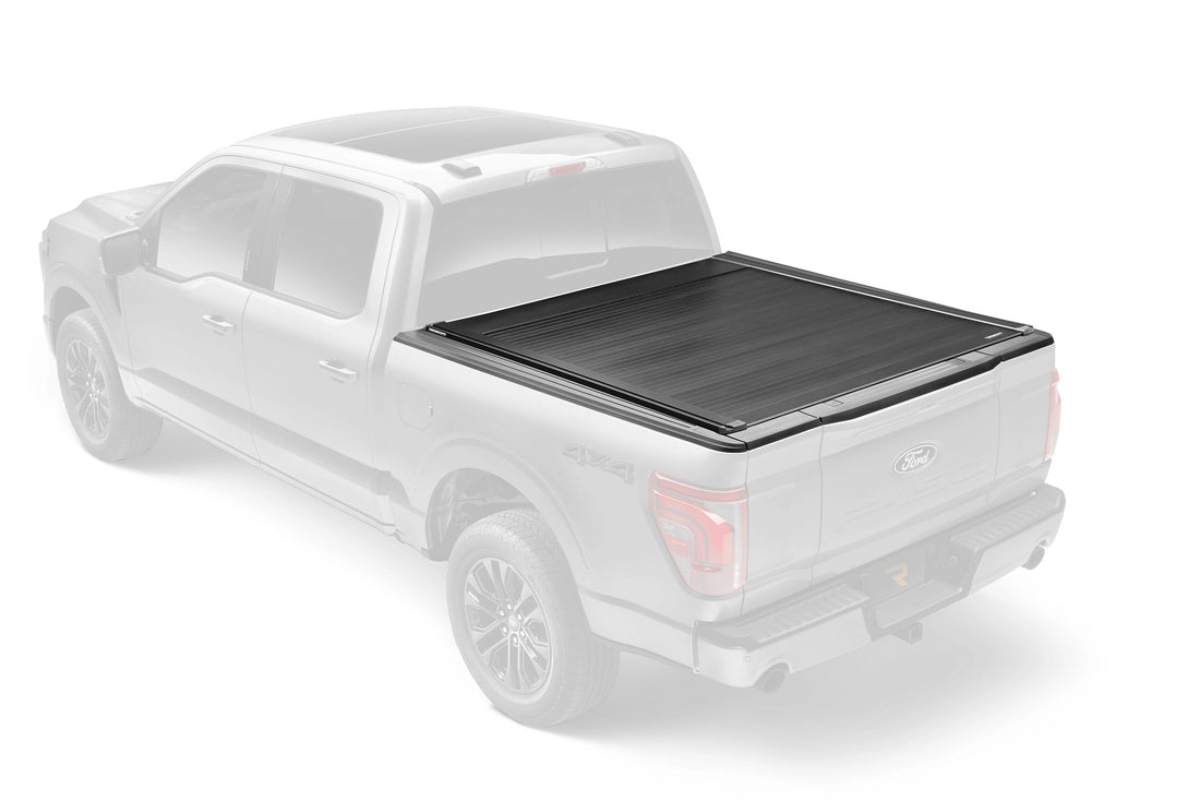RealTruck Retrax EQ Electric Retractable Tonneau Cover w/ T-Slot Rails Fits 2024-2025 Ford F150, 6'7" Bed