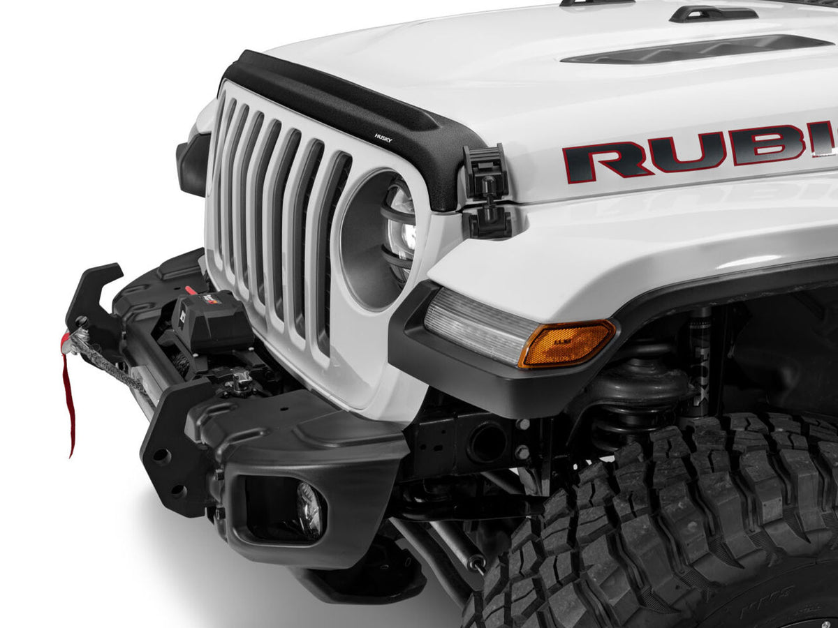 Husky Liners Aeroskin II Bug Shield Fits 2018-2026 Jeep Wrangler JL, 2020-2026 Gladiator