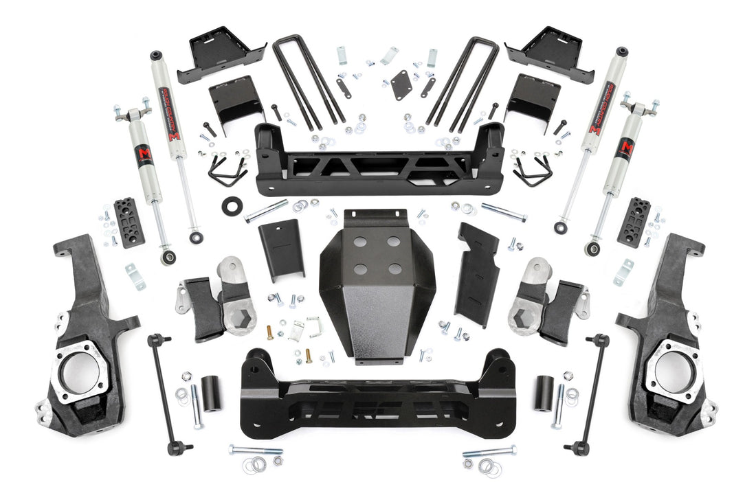 Rough Country 7 Inch Lift Kit | NTD | Chevy/GMC 2500HD/3500HD 2WD/4WD (20-26) - No / M1 Monotube