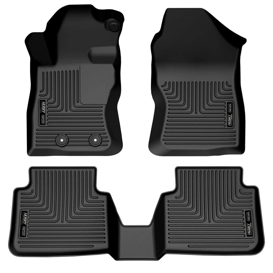 Husky Liners WeatherBeater Front & Second Seat Floor Liners - 3 Piece 95551