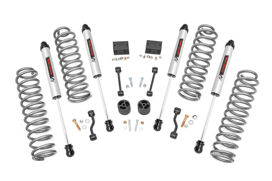 Rough Country 2.5 Inch Lift Kit | 2-Door | Jeep Wrangler JL 4WD (2024-2026) - V2 Monotube