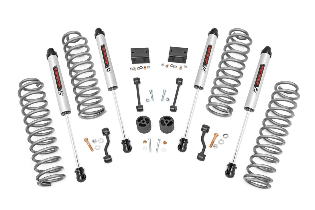 Rough Country 2.5 Inch Lift Kit | 2-Door | Jeep Wrangler JL 4WD (2018-2023) - V2 Monotube