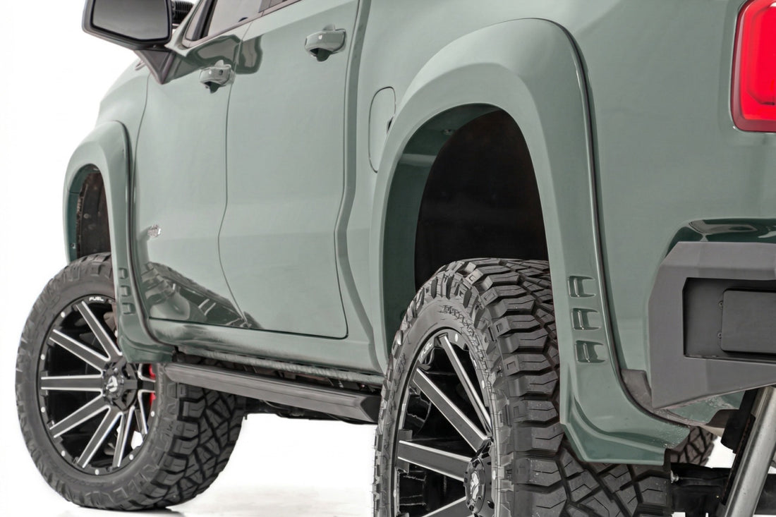 Rough Country SF1 Fender Flares | Chevy Silverado 1500 2WD/4WD (2019-2026 & Refresh) - GBD | Cypress Gray