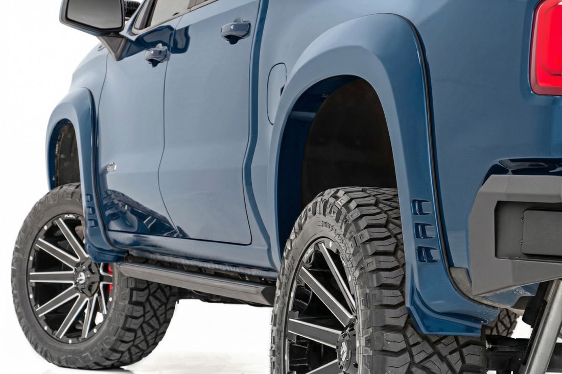 Rough Country SF1 Fender Flares | Chevy Silverado 1500 2WD/4WD (2019-2026 & Refresh) - GA0 | Northsky Blue Metallic
