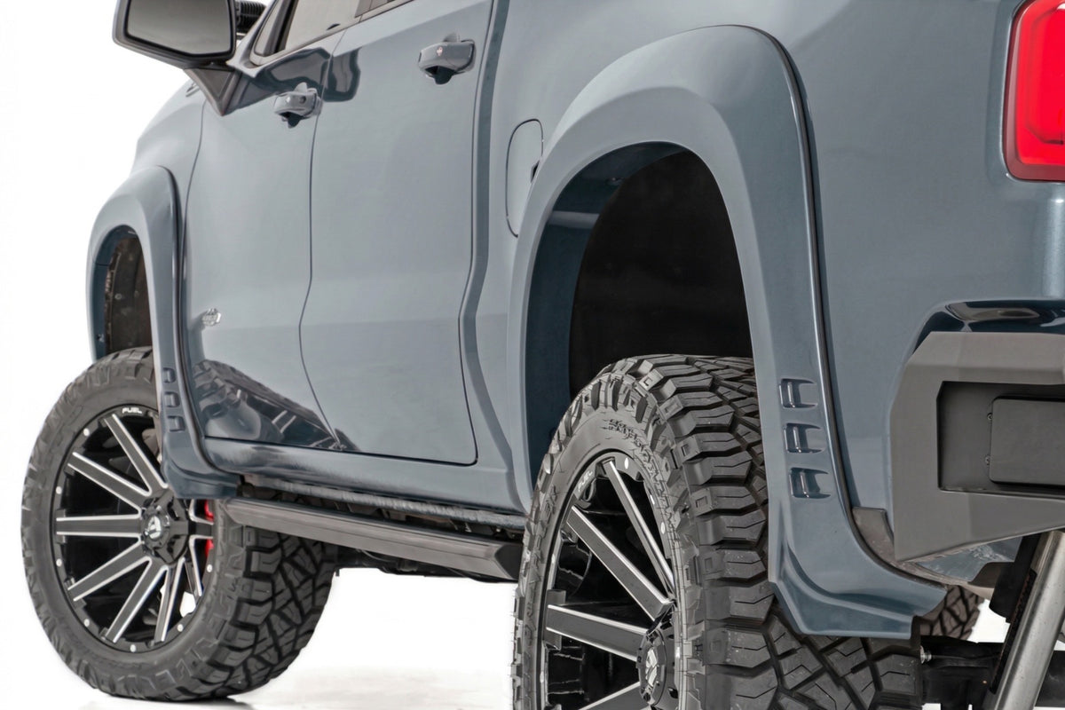 Rough Country SF1 Fender Flares | Chevy Silverado 1500 2WD/4WD (2019-2026 & Refresh) - GNO | Slate Gray