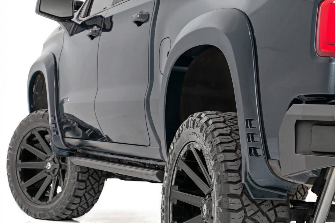Rough Country SF1 Fender Flares | Chevy Silverado 1500 2WD/4WD (2019-2026 & Refresh) - GXG | Tungsten