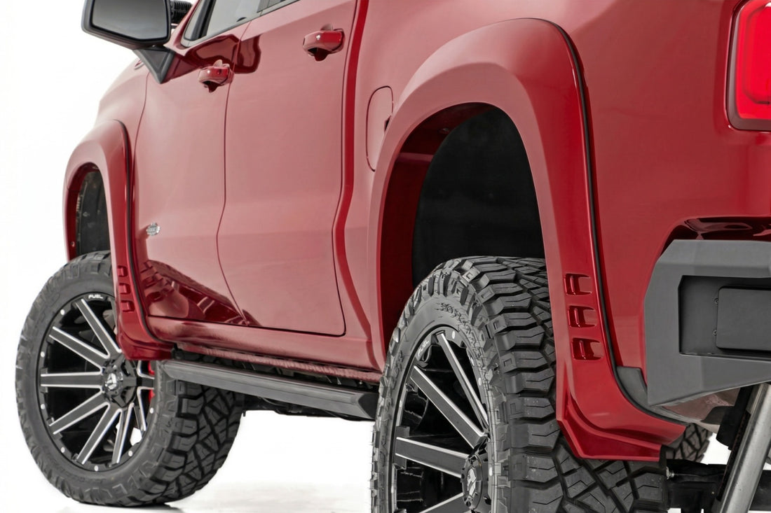 Rough Country SF1 Fender Flares | Chevy Silverado 1500 2WD/4WD (2019-2026 & Refresh) - GCN | Victory Red