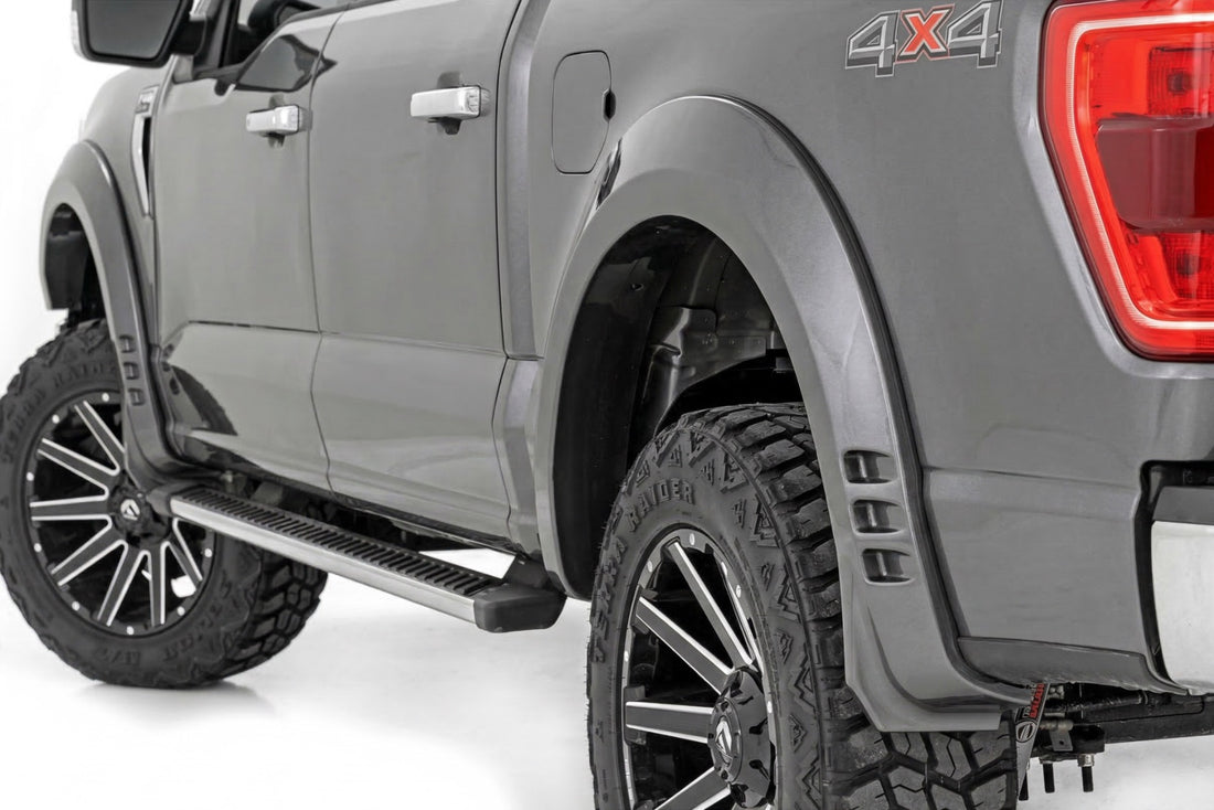 Rough Country SF1 Fender Flares | Ford F-150 2WD/4WD (2021-2026) - D1 | Stone Gray