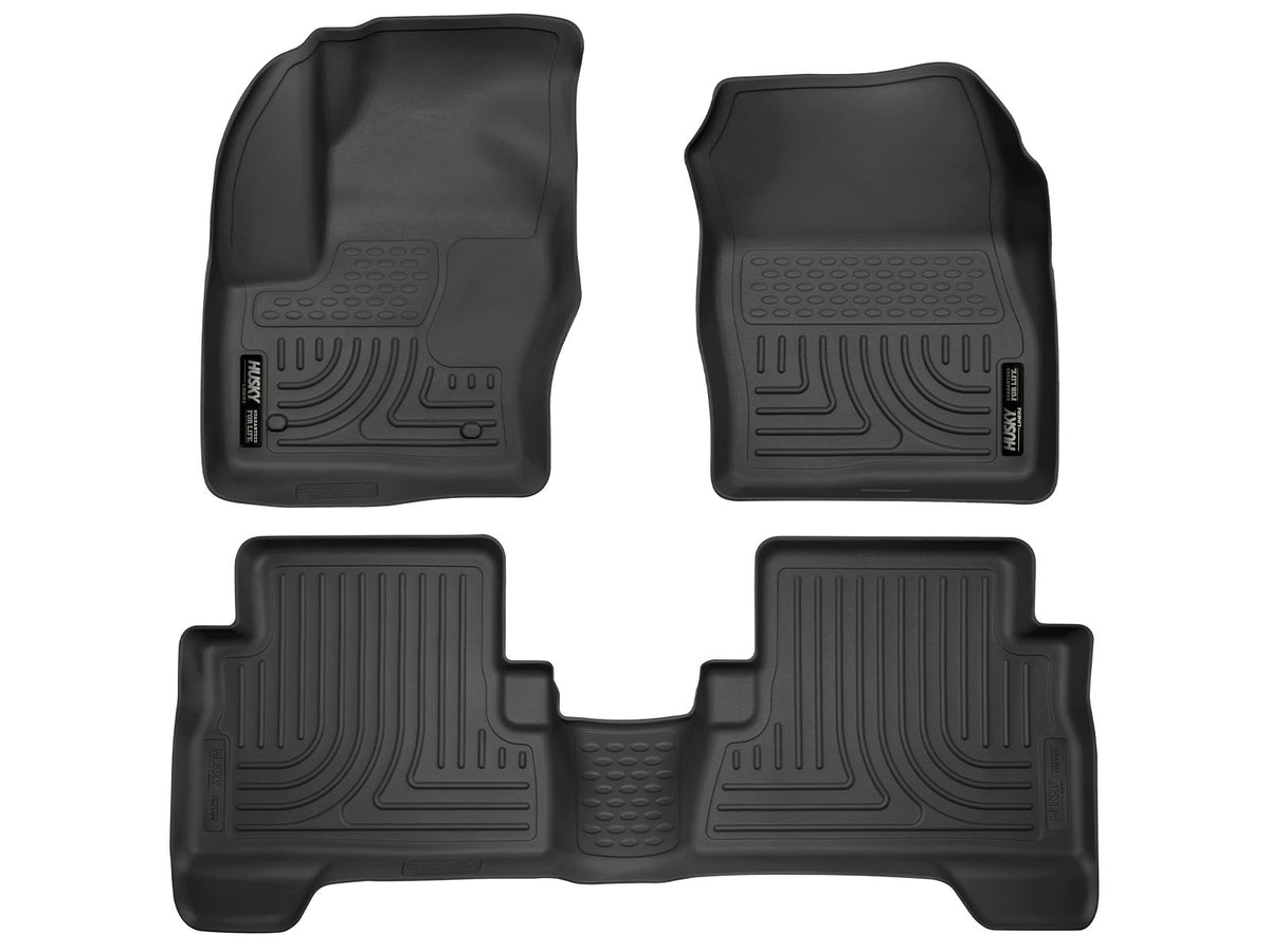 Husky Liners WeatherBeater Front & Second Seat Floor Liners - 3 Piece 99741