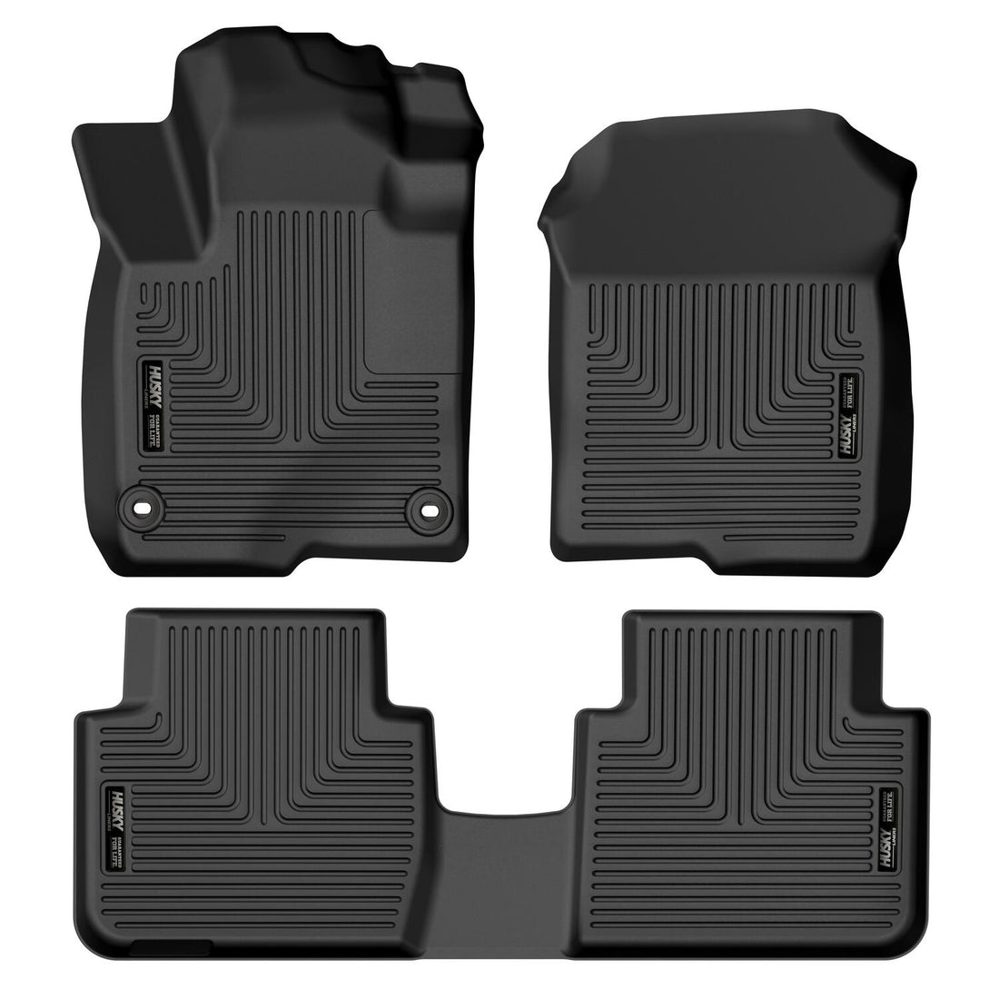 Husky Liners WeatherBeater Front & Second Seat Floor Liners - 3 Piece Fits 2023-2026 Honda HR-V
