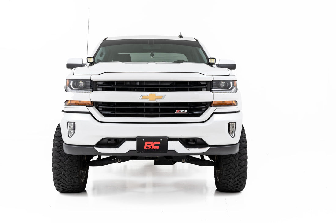 Rough Country LED Ditch Light Kit | Chevy Silverado 1500/GMC Sierra 1500 2WD/4WD (2014-2018)